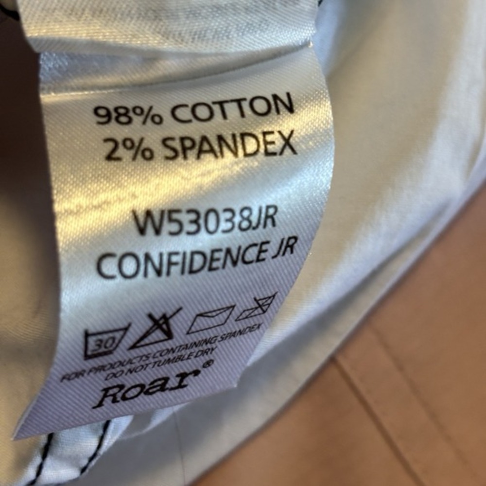 Made In Italy Cool Cotton Shift Dress Short Sleeve Lace Button Trim Size L NWT - Picture 10 of 10